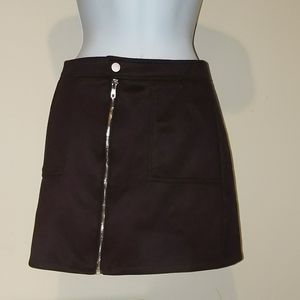 Black Velvet Skirt